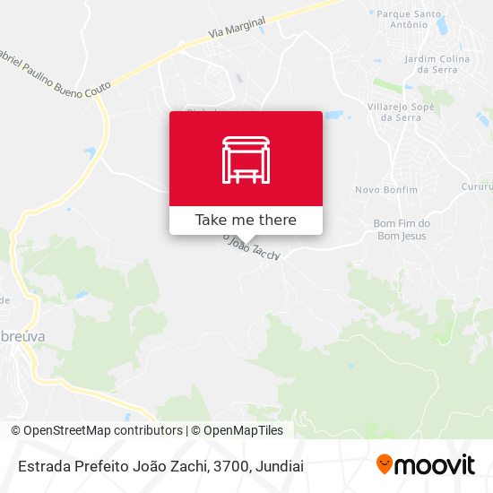 Estrada Prefeito João Zachi, 3700 map