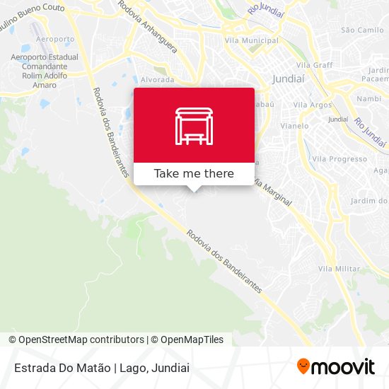 Estrada Do Matão | Lago map
