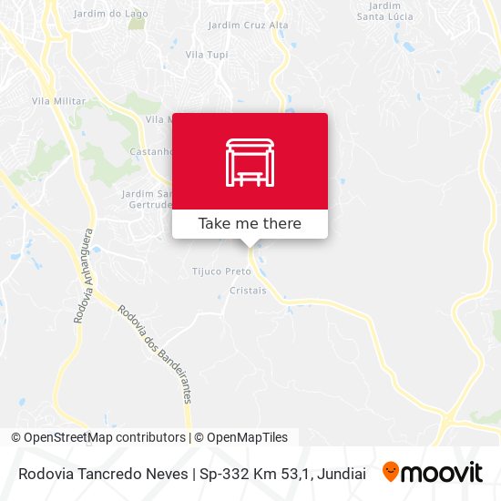 Rodovia Tancredo Neves | Sp-332 Km 53,1 map