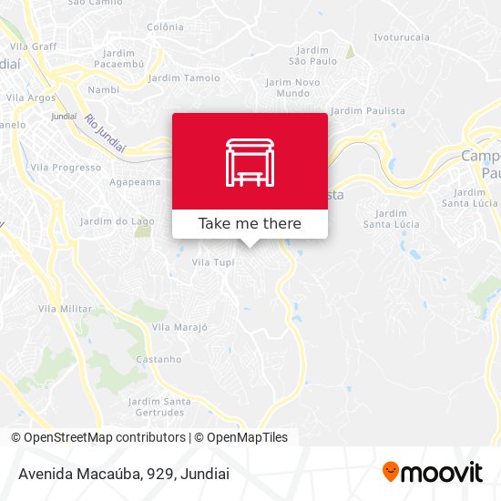 Avenida Macaúba, 929 map