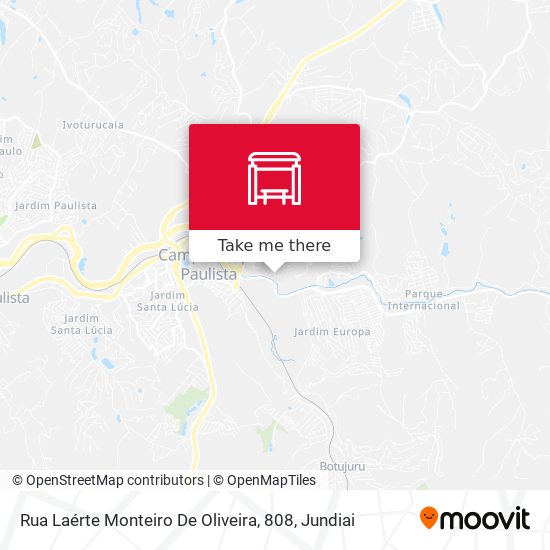 Rua Laérte Monteiro De Oliveira, 808 map