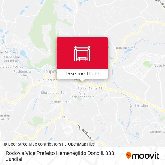 Rodovia Vice Prefeito Hemenegildo Donolli, 888 map