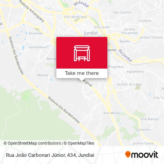Rua João Carbonari Júnior, 434 map