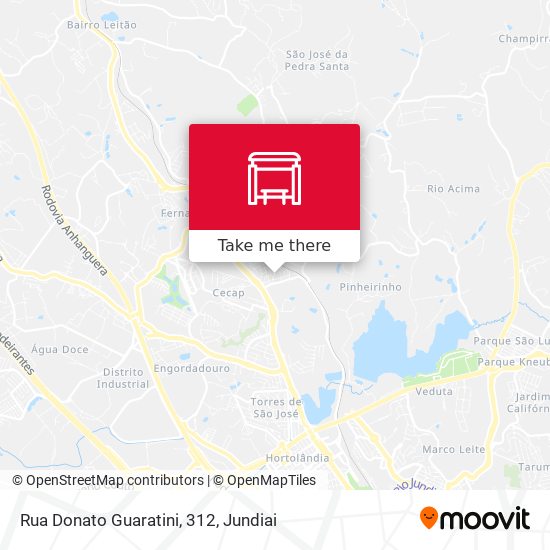 Rua Donato Guaratini, 312 map
