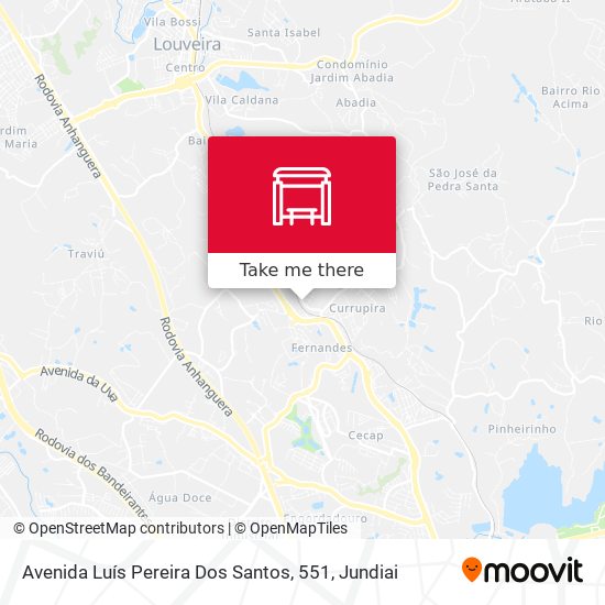 Avenida Luís Pereira Dos Santos, 551 map