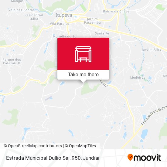 Estrada Municipal Duílio Sai, 950 map