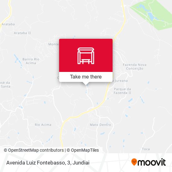 Avenida Luiz Fontebasso, 3 map