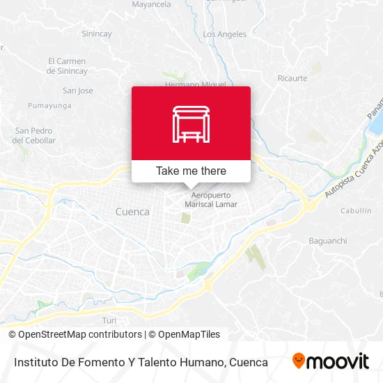 Mapa de Instituto De Fomento Y Talento Humano