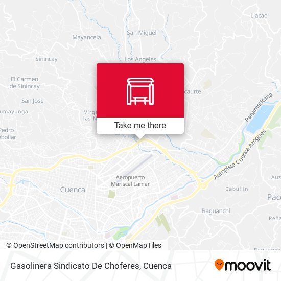 Gasolinera Sindicato De Choferes map