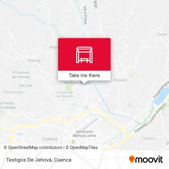 Testigos De Jehová map