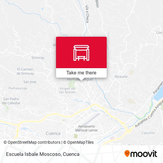 Escuela Isbale Moscoso map