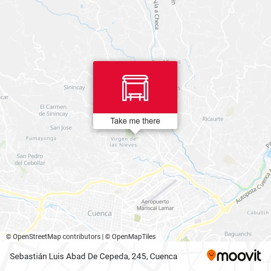 Mapa de Sebastián Luis Abad De Cepeda, 245