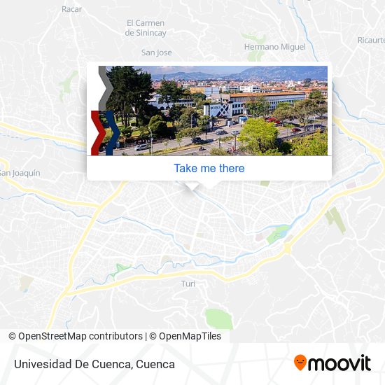 Univesidad De Cuenca map