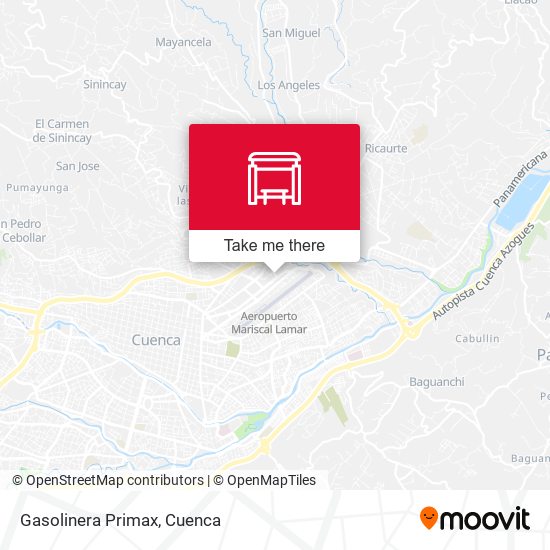 Gasolinera Primax map