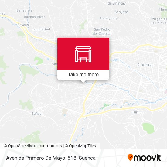 Mapa de Avenida Primero De Mayo, 518