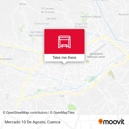 Mercado 10 De Agosto map
