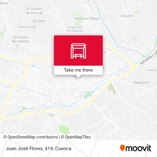 Juan José Flores, 419 map