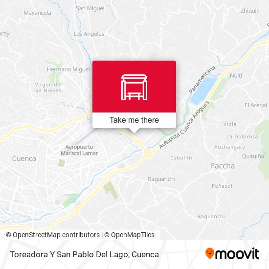 Mapa de Toreadora Y San Pablo Del Lago