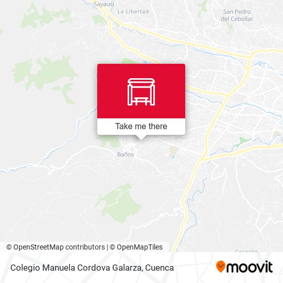 Mapa de Colegio Manuela Cordova Galarza