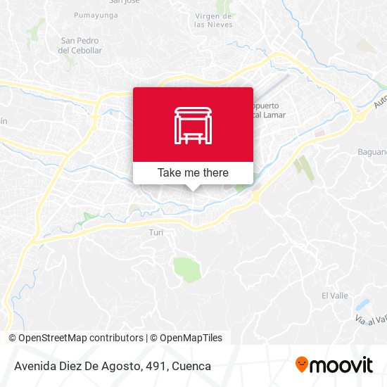 Avenida Diez De Agosto, 491 map