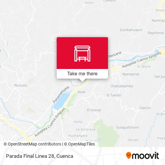 Mapa de Parada Final Linea 28