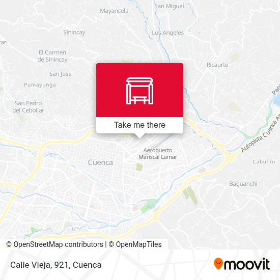 Mapa de Calle Vieja, 921