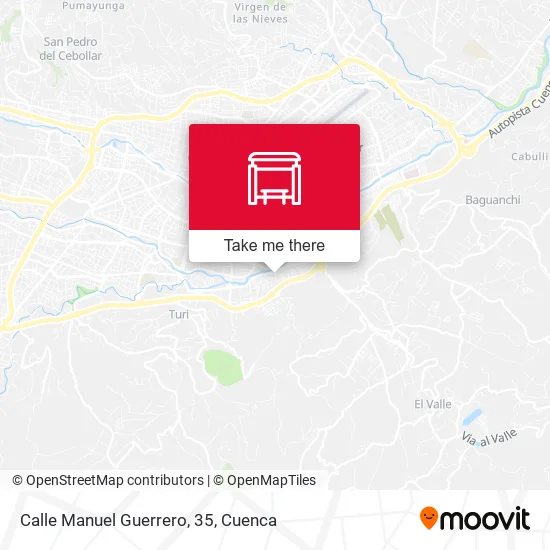 Mapa de Calle Manuel Guerrero, 35