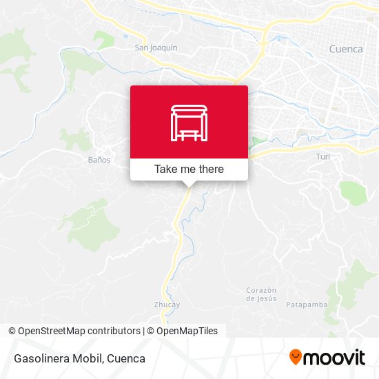 Gasolinera Mobil map