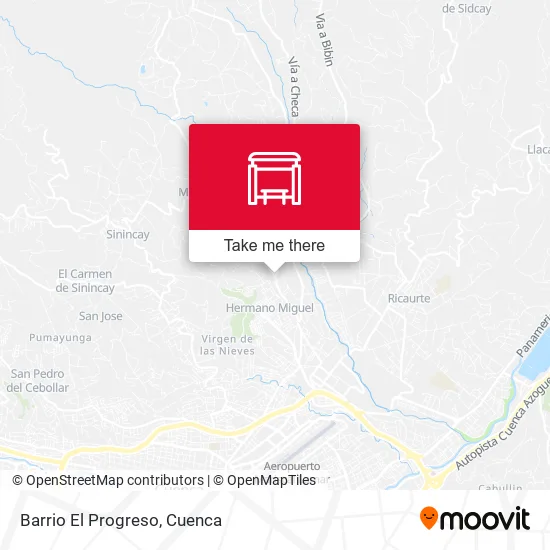 Mapa de Barrio El Progreso