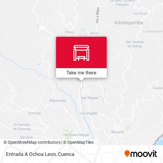 Mapa de Entrada A Ochoa Leon