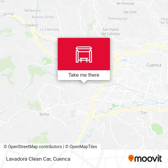 Lavadora Clean Car map