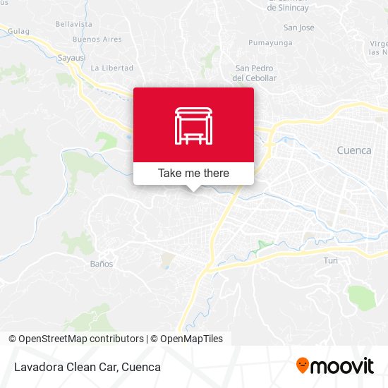 Lavadora Clean Car map