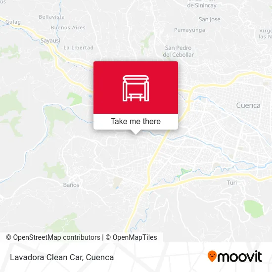 Lavadora Clean Car map