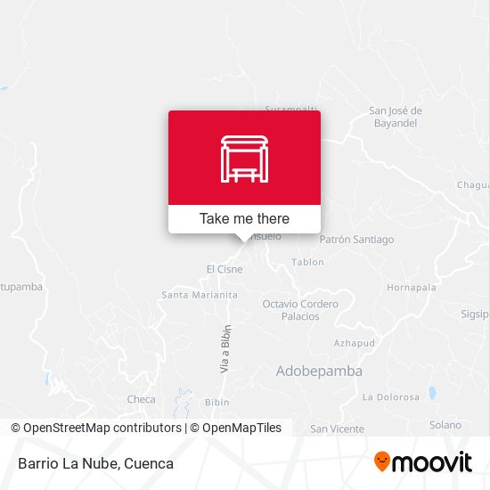 Barrio La Nube map