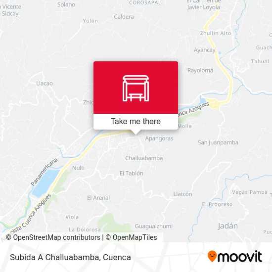 Subida A Challuabamba map