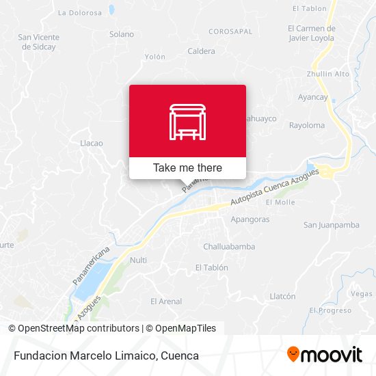 Mapa de Fundacion Marcelo Limaico