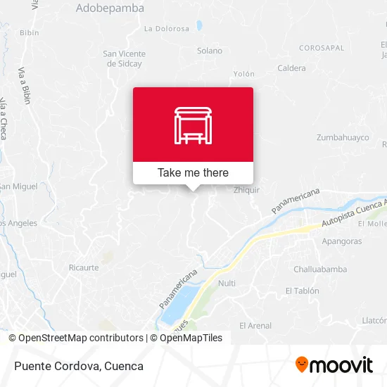 Mapa de Puente Cordova
