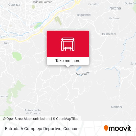 Entrada A Complejo Deportivo map