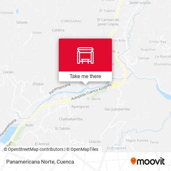 Mapa de Panamericana Norte