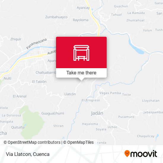 Mapa de Via Llatcon