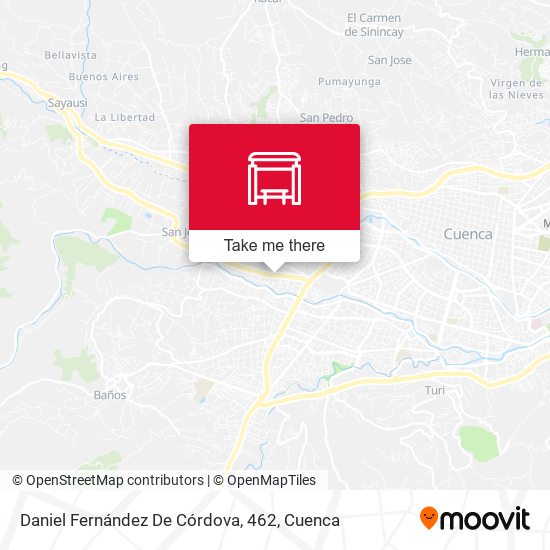 Mapa de Daniel Fernández De Córdova, 462