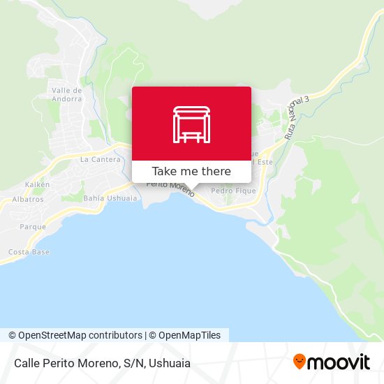 Mapa de Calle Perito Moreno, S/N
