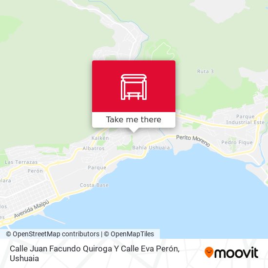 Mapa de Calle Juan Facundo Quiroga Y Calle Eva Perón