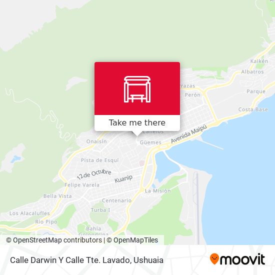 Mapa de Calle Darwin Y Calle Tte. Lavado