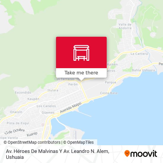 Mapa de Av. Héroes De Malvinas Y Av. Leandro N. Alem