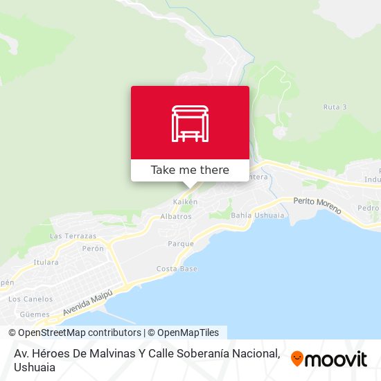 Mapa de Av. Héroes De Malvinas Y Calle Soberanía Nacional