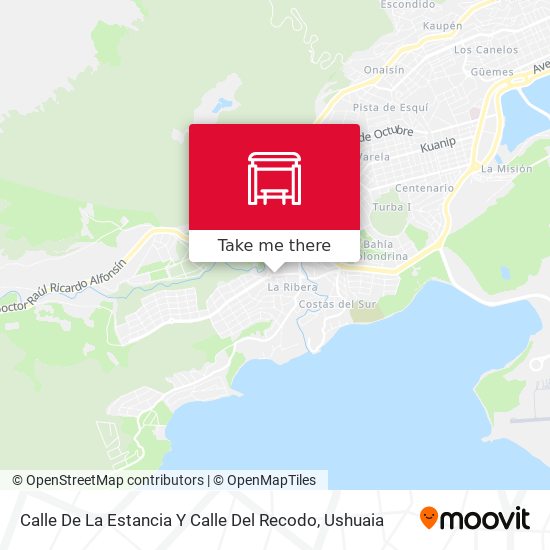 Mapa de Calle De La Estancia Y Calle Del Recodo