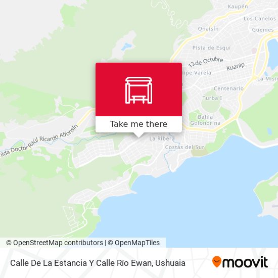 Calle De La Estancia Y Calle Río Ewan map