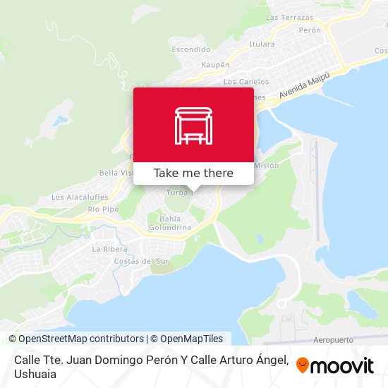 Mapa de Calle Tte. Juan Domingo Perón Y Calle Arturo Ángel