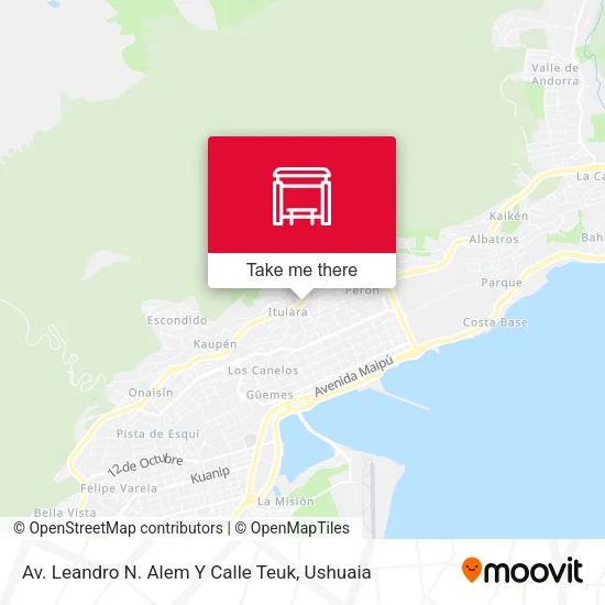 Av. Leandro N. Alem Y Calle Teuk map